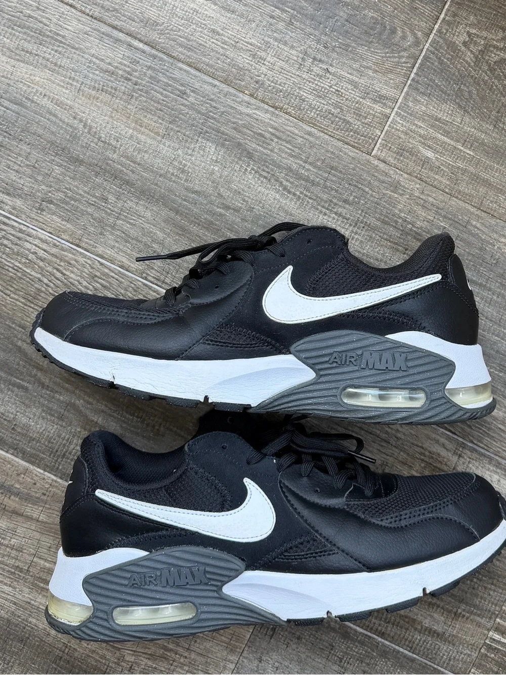 Nike Air Max Excee Shoes (BLACK/WHITE-DARK GREY) 10.5